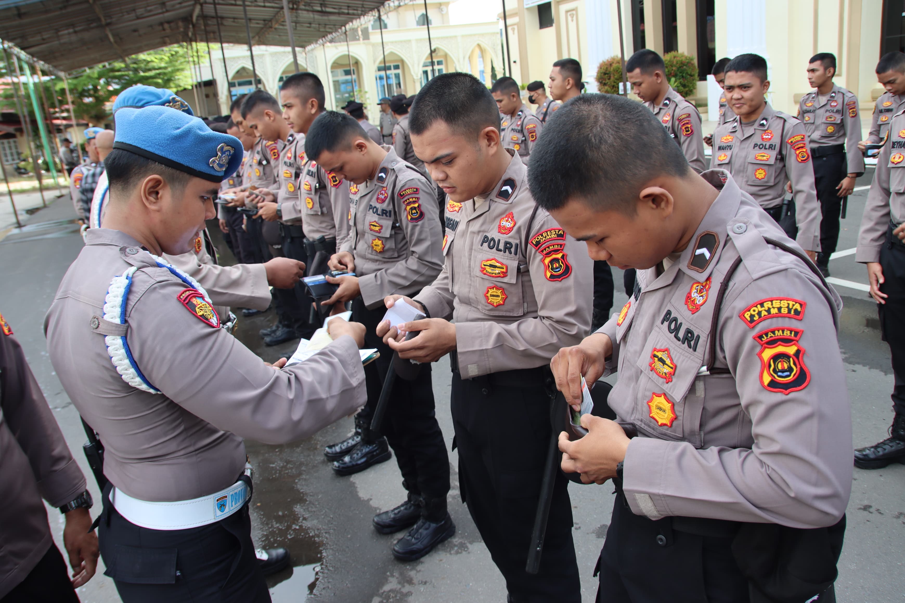 Apel pagi Satlantas Polresta Balong